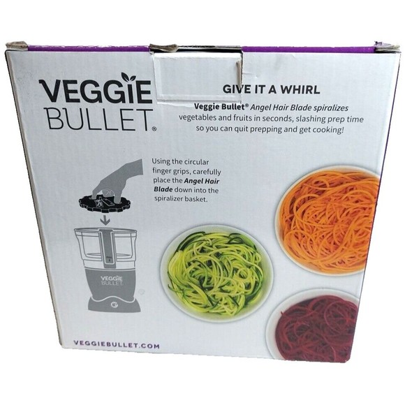 Veggie Bullet Blade Angel Hair Blade Pasta Cutter Shaver, Blade Only, NIB - Picture 6 of 9